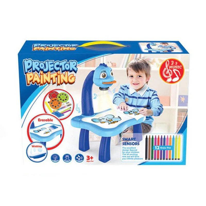 LED Projector Art Painting Table for Kids | Creative Learning Toy